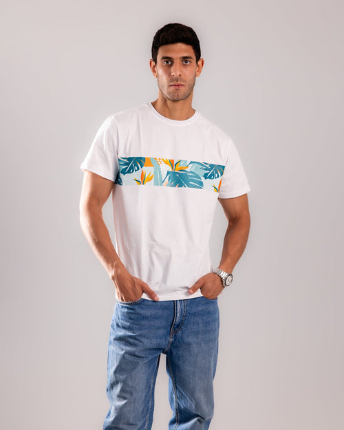Coastal Echo Tee - White