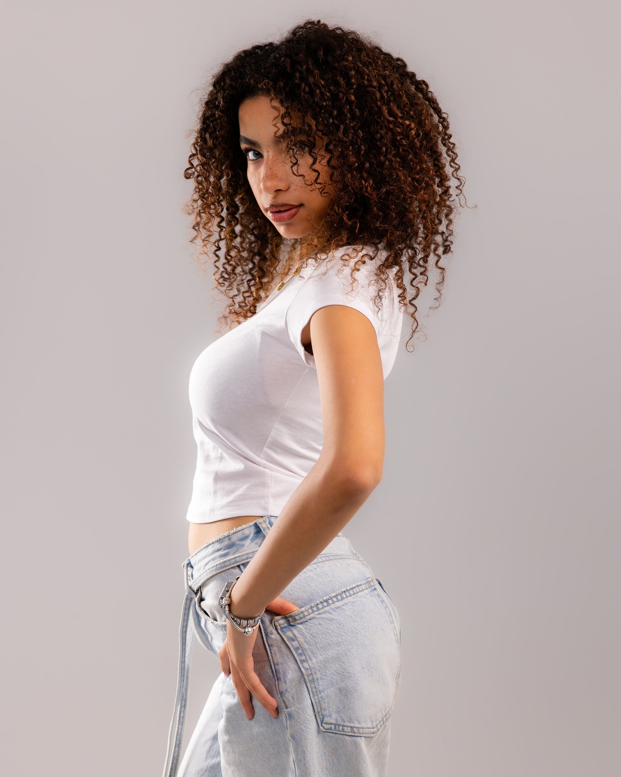 Coastal Breeze Cropped Tee