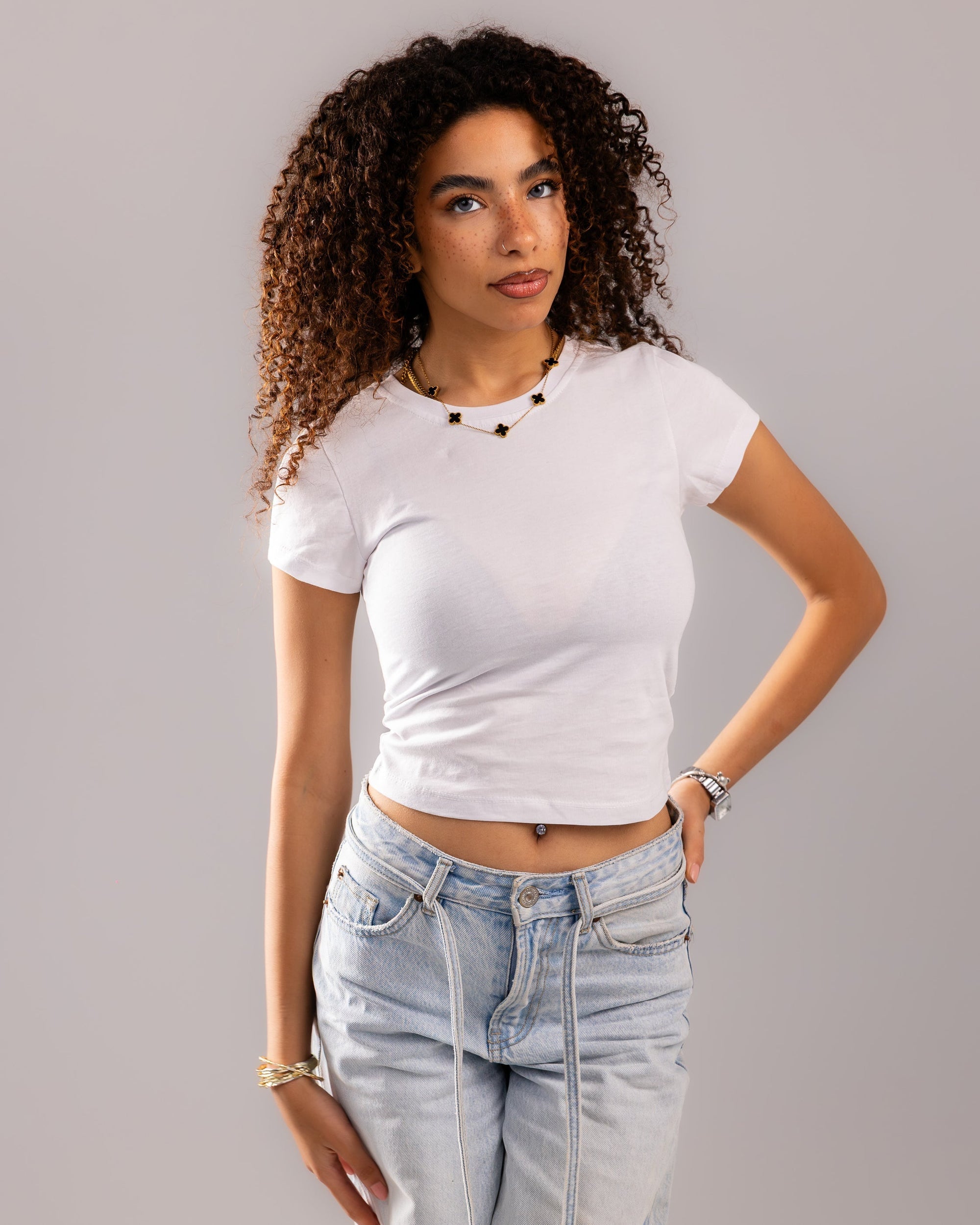 Coastal Breeze Cropped Tee
